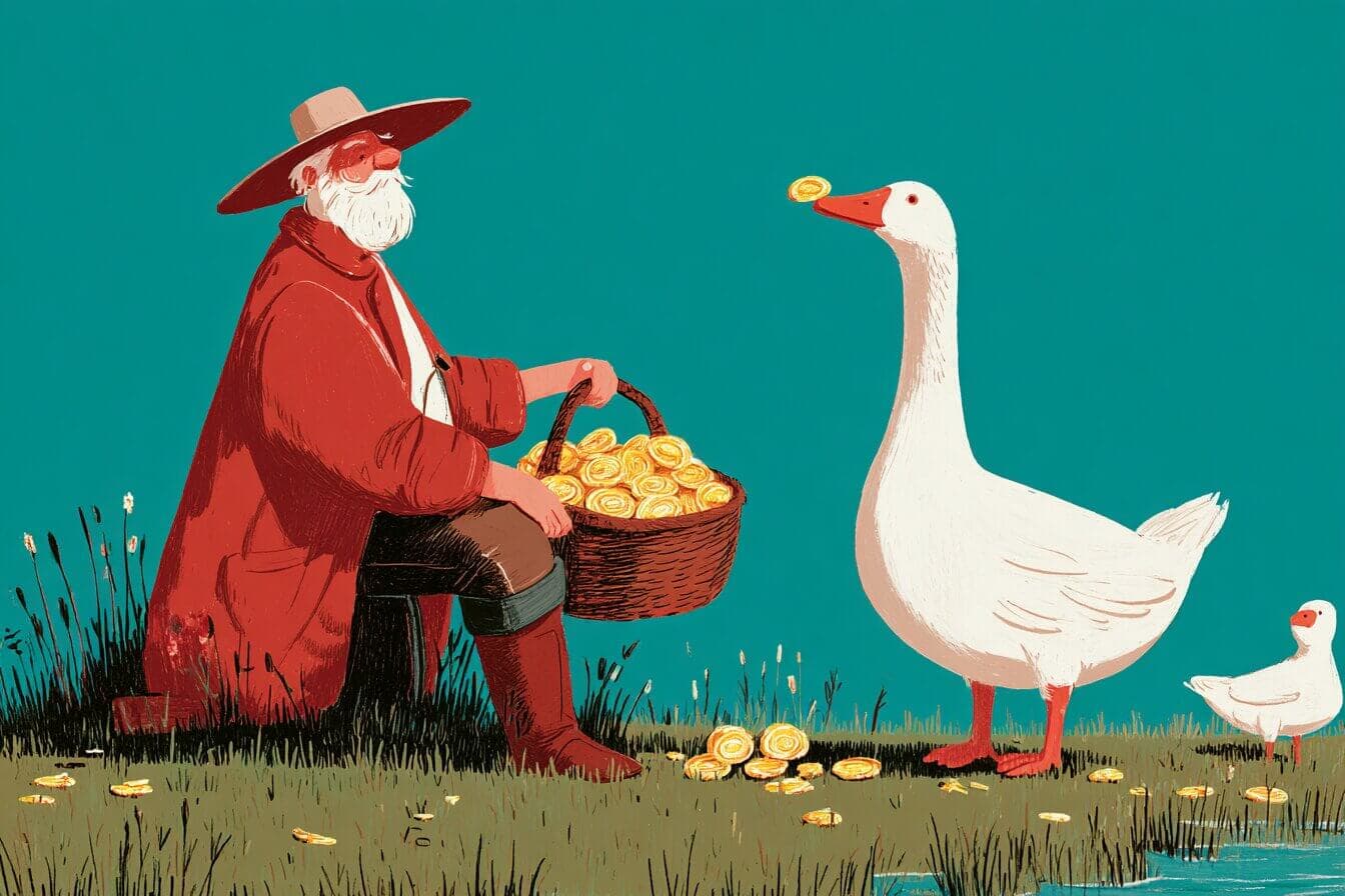 The Goose That Laid The Golden Eggs Bedtime Story