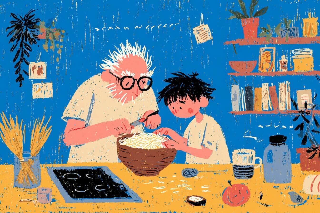 The Old Man And His Grandson Bedtime Story