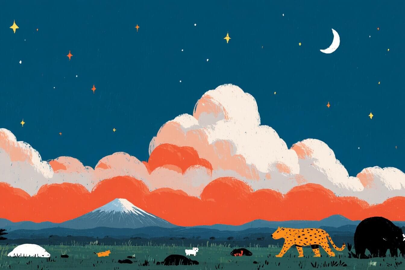 The Sleeping Mountains Bedtime Story